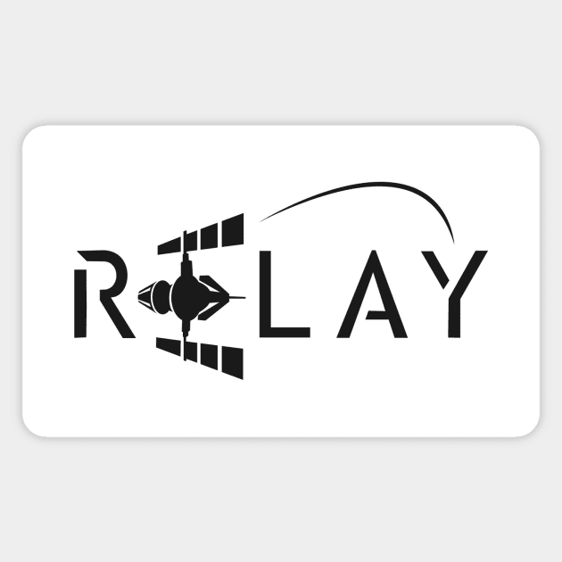 Relay Logo - Black Sticker by relay_sc